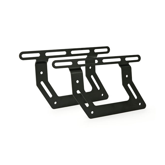 Highway Hawk Kit de support universel pour sacoches de moto, noir