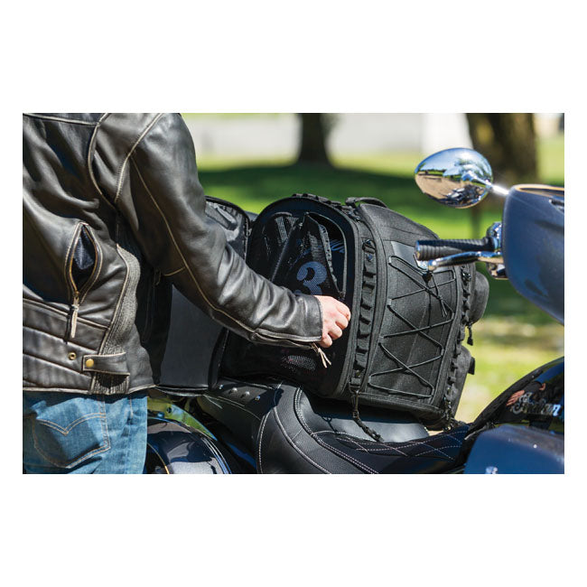 Kuryakyn Sacoche de selle pour moto Momentum Road Warrior 60L