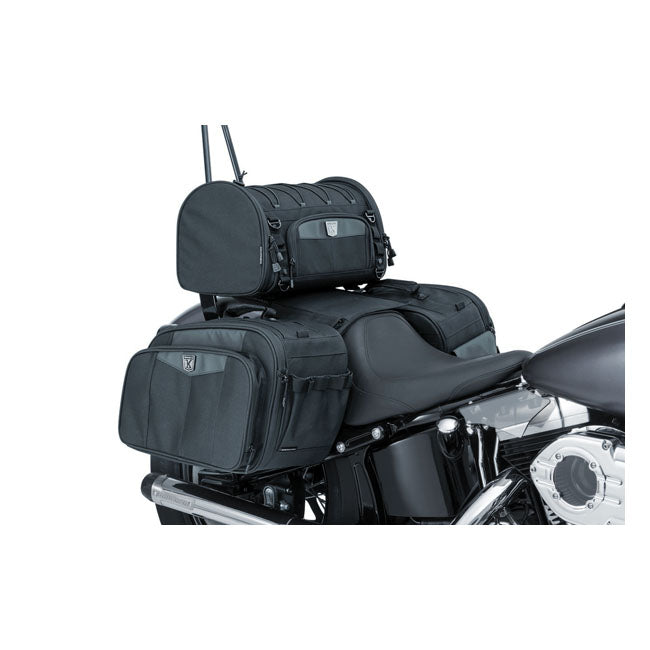 Kuryakyn Ensemble de sacoches de moto Momentum Outrider 52L à rabat