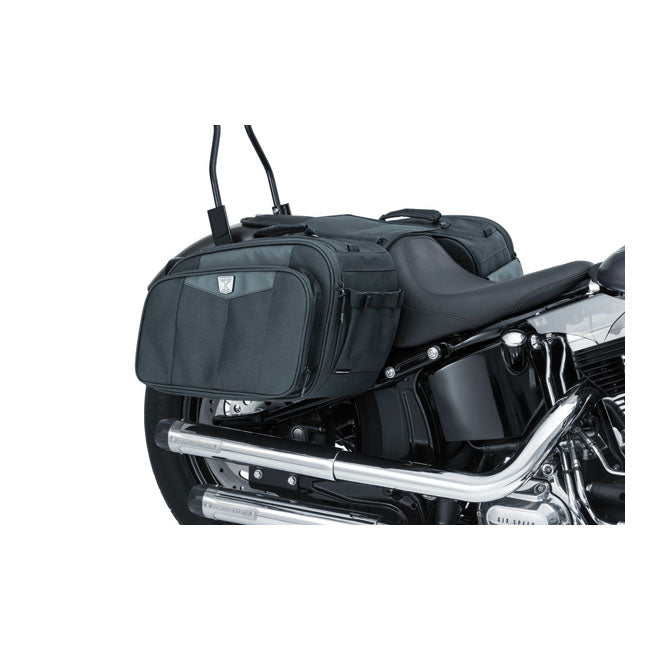 Kuryakyn Ensemble de sacoches de moto Momentum Outrider 52L à rabat