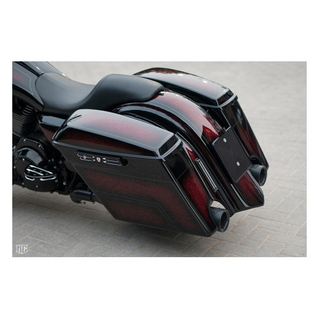 Killer Custom Sacoches allongées de 4 pouces pour Harley