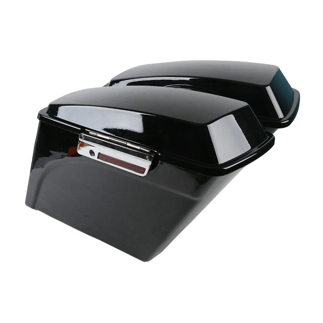 MCS Sacoches rigides allongées de 5 pouces pour Harley