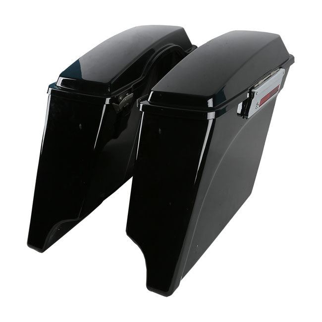 MCS Sacoches rigides allongées de 5 pouces pour Harley