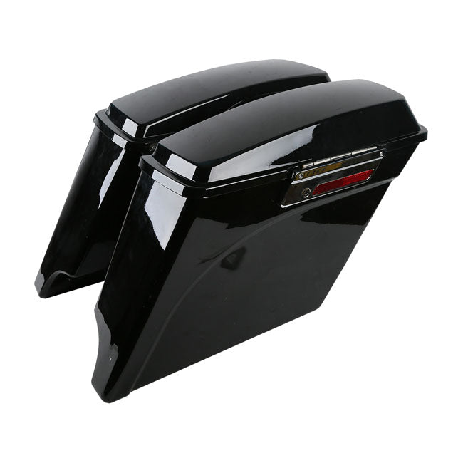 MCS Sacoches rigides allongées de 5 pouces pour Harley