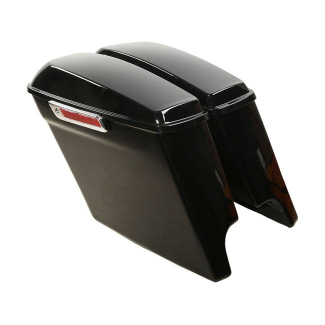 MCS Sacoches rigides allongées de 5 pouces pour Harley