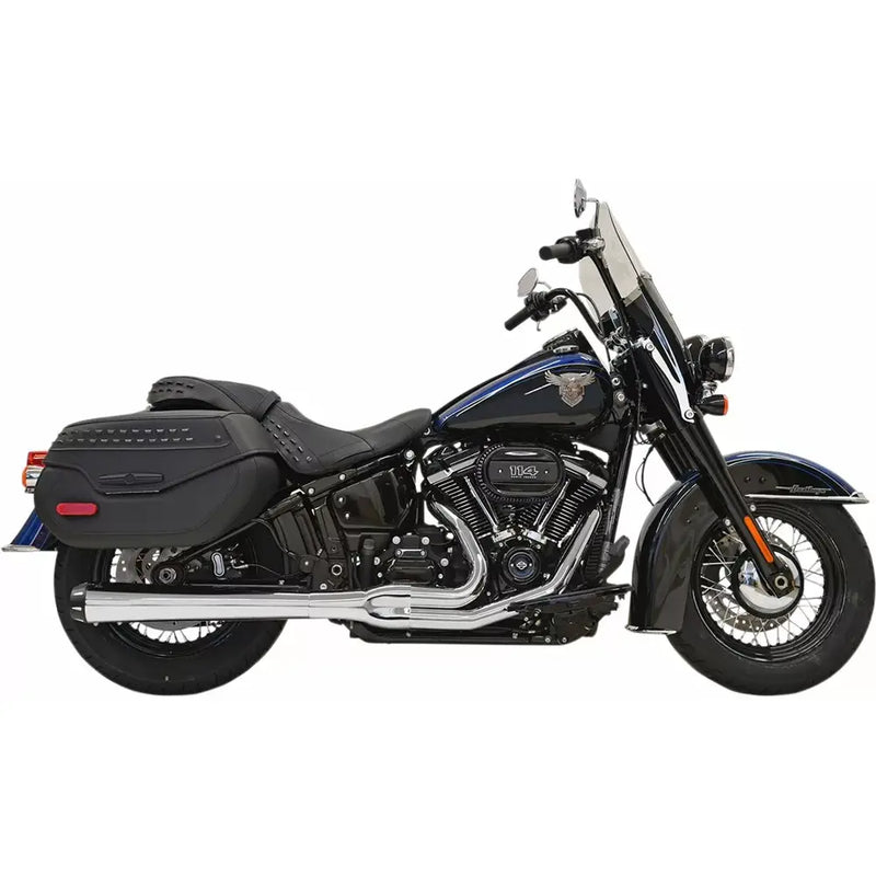 Bassani Road Rage Long Megaphone 2into-1 Exhaust System for Harley