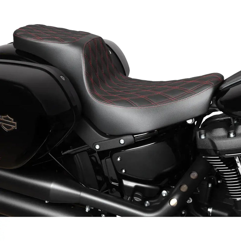 Drag Specialties Selle Performance Predator 2-Up pour Harley 