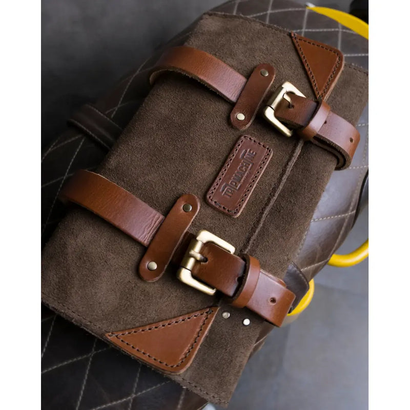 Trousse à outils en cuir pour moto Trip Machine