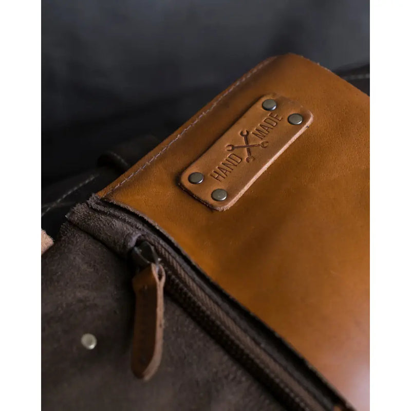 Trousse à outils en cuir pour moto Trip Machine