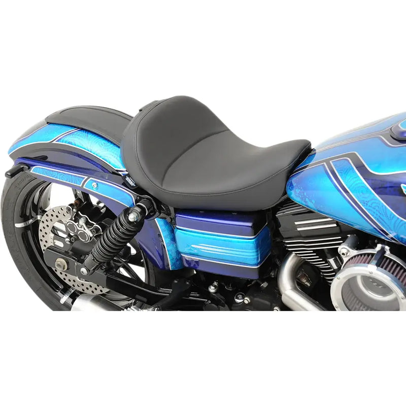 Drag Specialties Siège solo avec dossier pour Harley