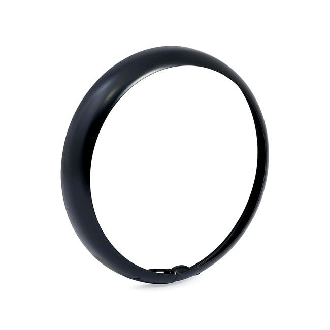 7" Headlight Trim Ring FL, FLH Hydra Glide 49-59 Black