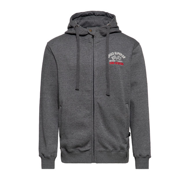 King Kerosin Sweat à capuche zippé Speed King