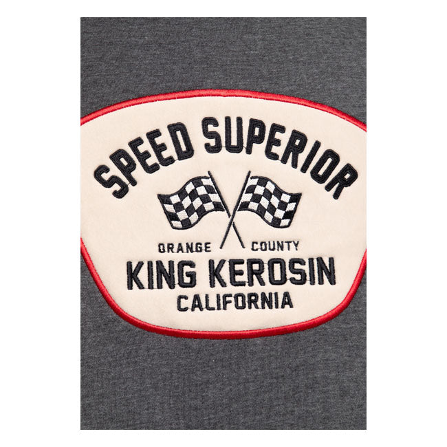 King Kerosin Sweat à capuche zippé Speed King