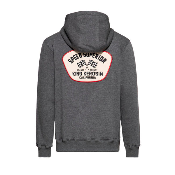 King Kerosin Sweat à capuche zippé Speed King