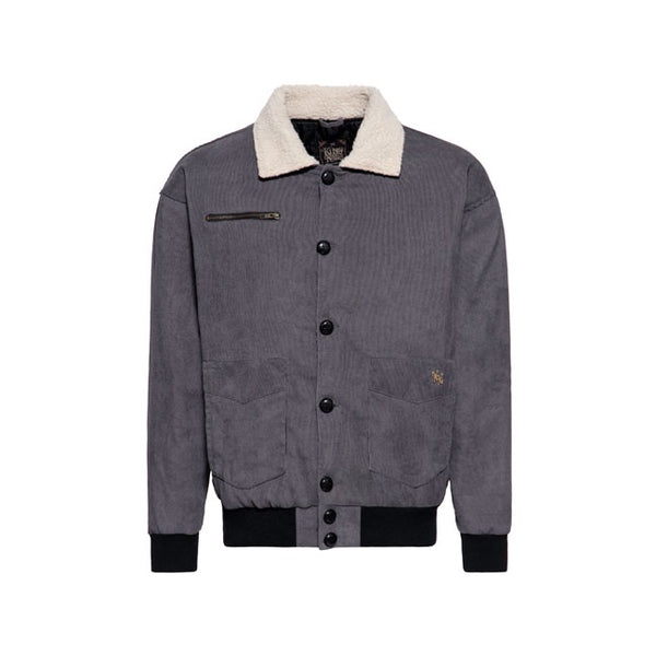 King Kerosin Veste en velours côtelé KK
