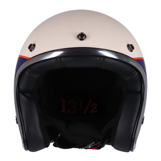 13 1/2 Skull Bucket Open Motorcycle Helmet