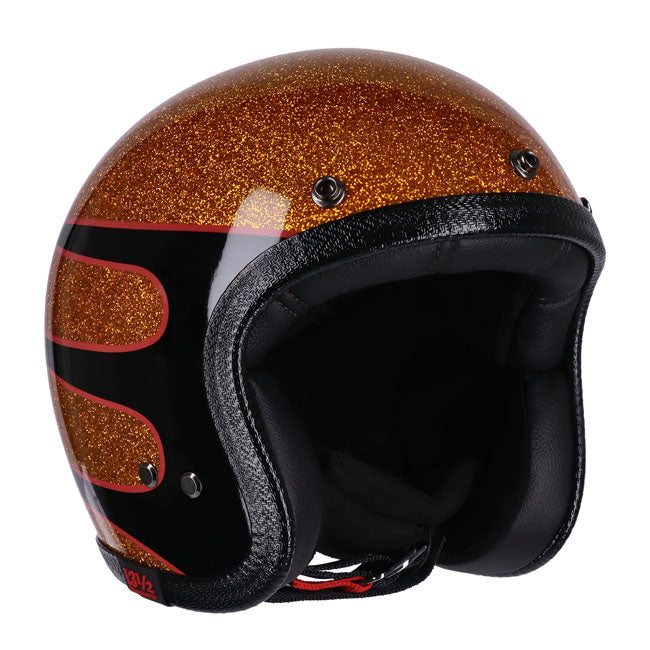 13 1/2 Skull Bucket Open Motorcycle Helmet
