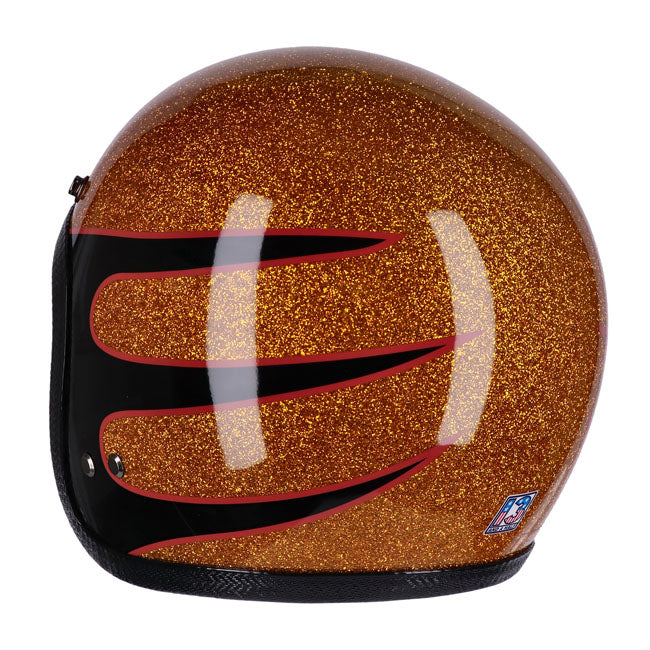 13 1/2 Skull Bucket Open Motorcycle Helmet