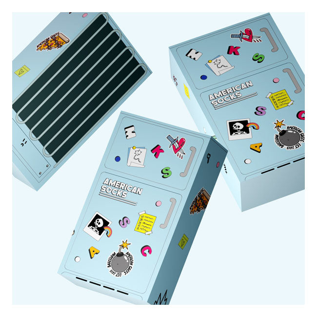 American Socks Chaussettes Signature Frosty Fridge
