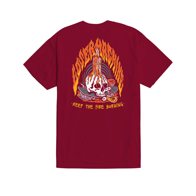 Loser Machine T-Shirt On Fire