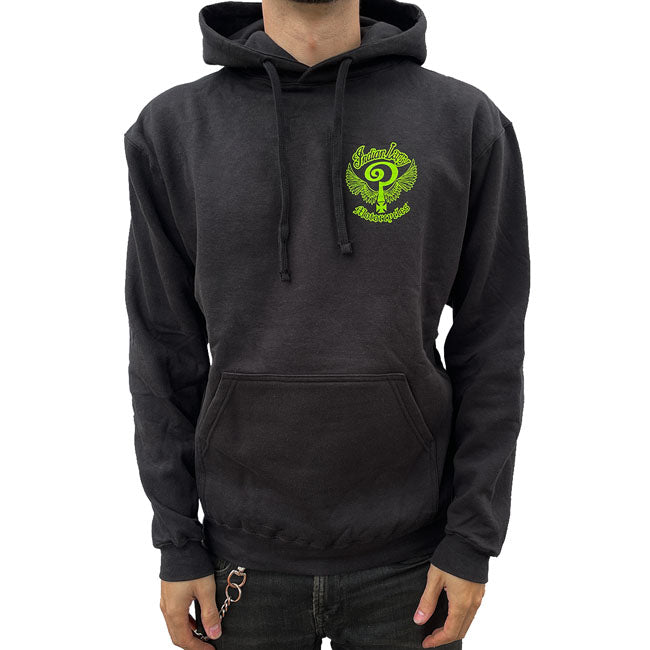 Indian Sweat à capuche à logo vert Larry Slime