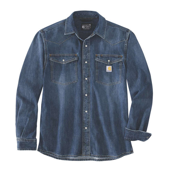 Carhartt Chemise en denim à boutons-pression