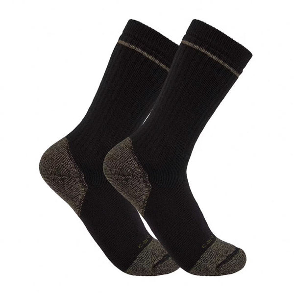 Carhartt Lot de 3 chaussettes en coton pour bottes à embout d'acier