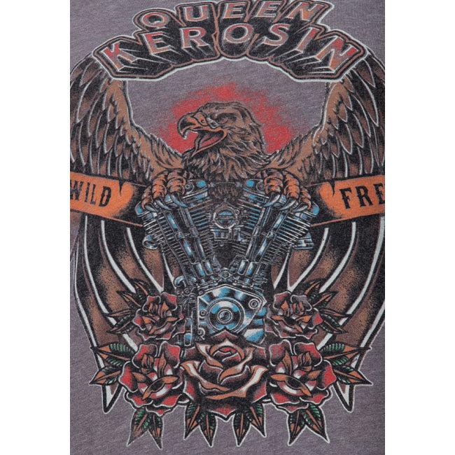 T-Shirt Queen Kerosin Wild & Free