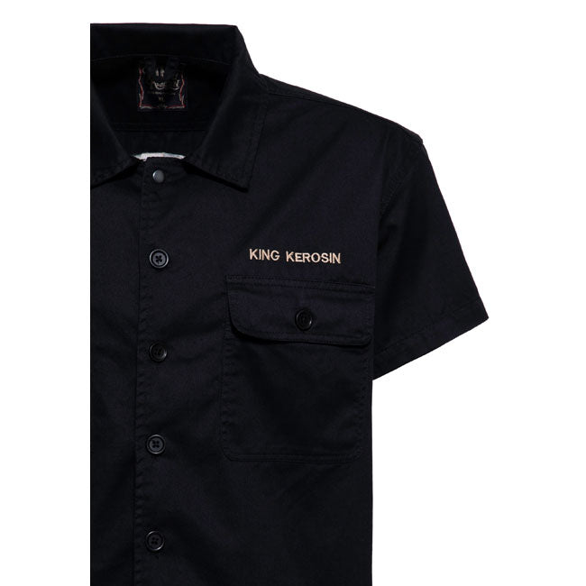 King Kerosin Chemise de travail à manches courtes Speedy Service