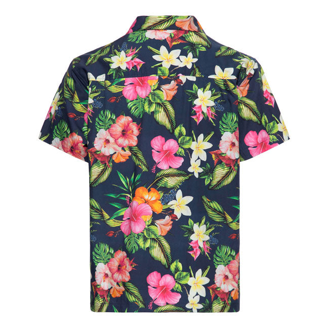 King Kerosin Chemise Tropcial Flowers Hawaii