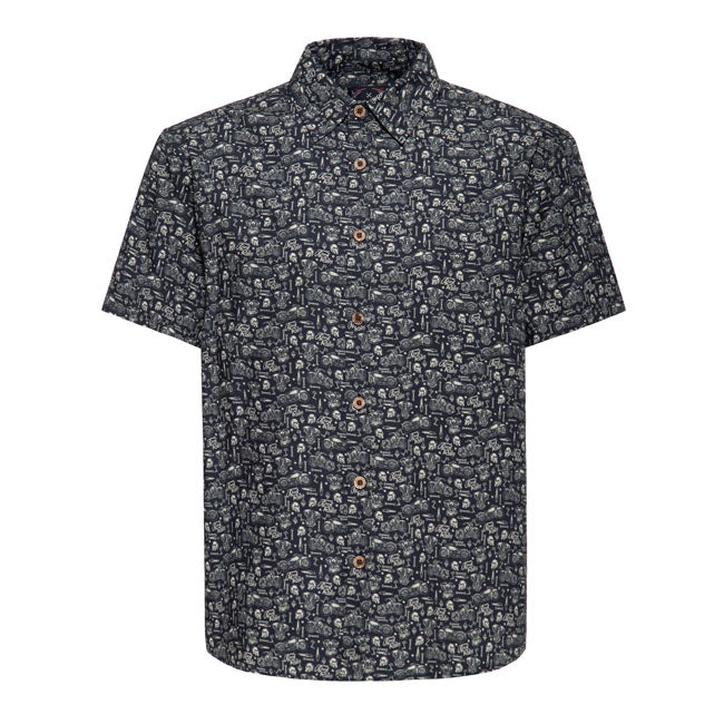 King Kerosin Chemise à manches courtes Biker Soul