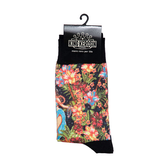 King Kerosin Chaussettes Hula Girl