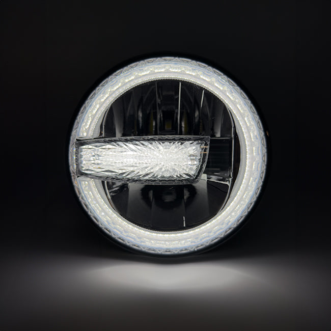 SMP Beam Shaker 7" - Phare avant à LED pour motocyclette