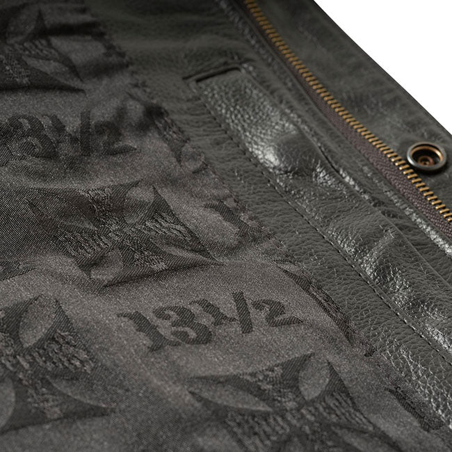 West Coast Choppers x 13 1/2 Gilet moto en cuir Dominator