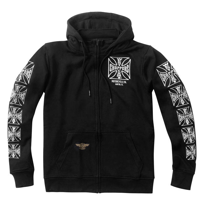 West Coast Choppers Sweat à capuche zippé Dominator