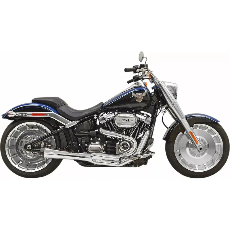 Système d'échappement 2 en 1 Bassani Road Rage II pour Harley