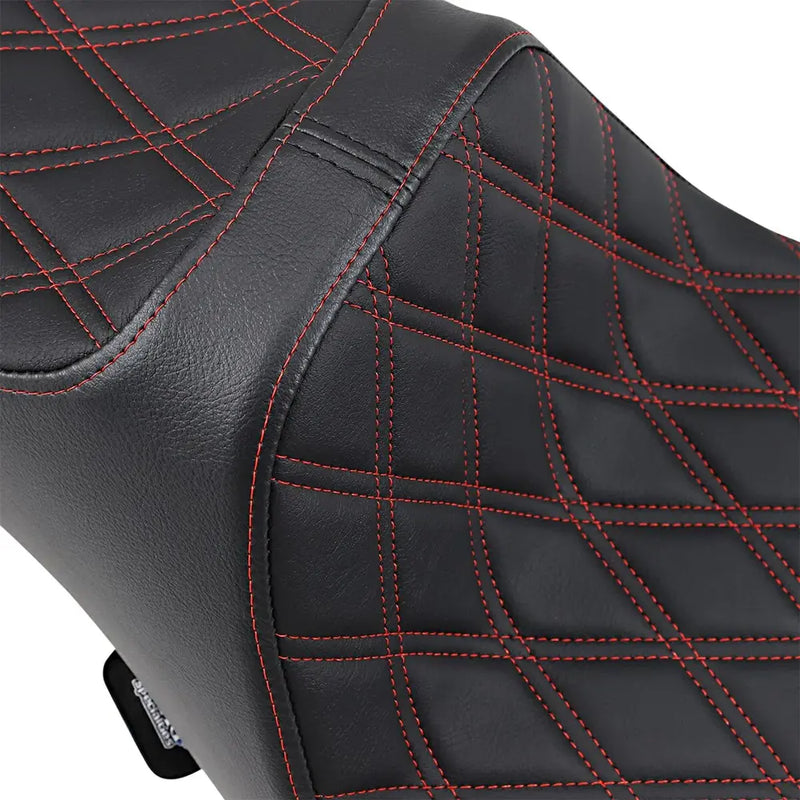 Drag Specialties Siège Predator III à portée étendue pour Harley 
