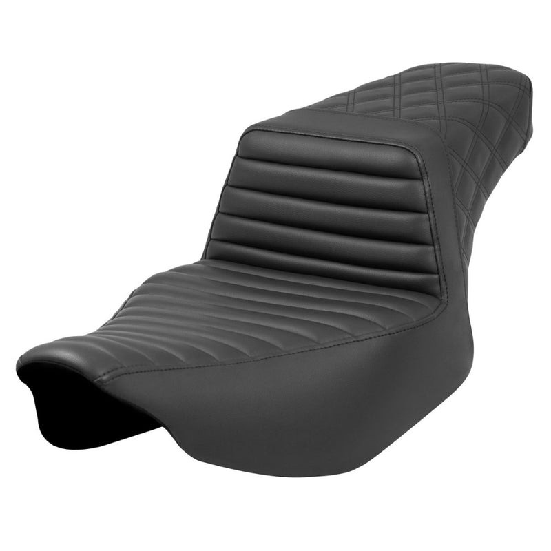 Saddlemen Step-Up Extended Reach Tuck-n-Roll / Lattice Stitch pour Harley
