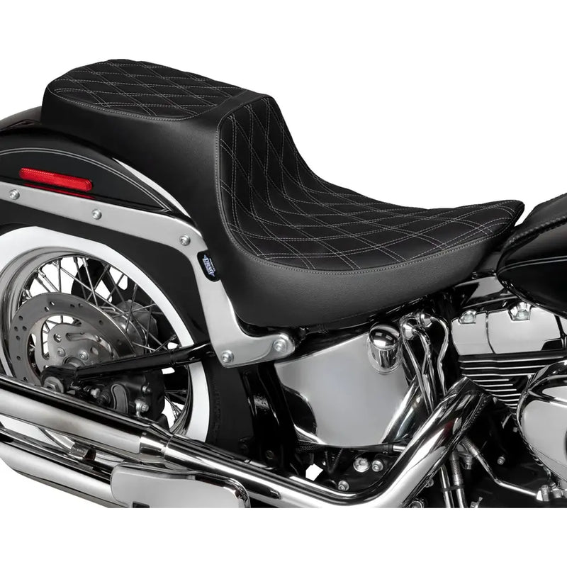 Drag Specialties Selle Performance Predator 2-Up pour Harley 