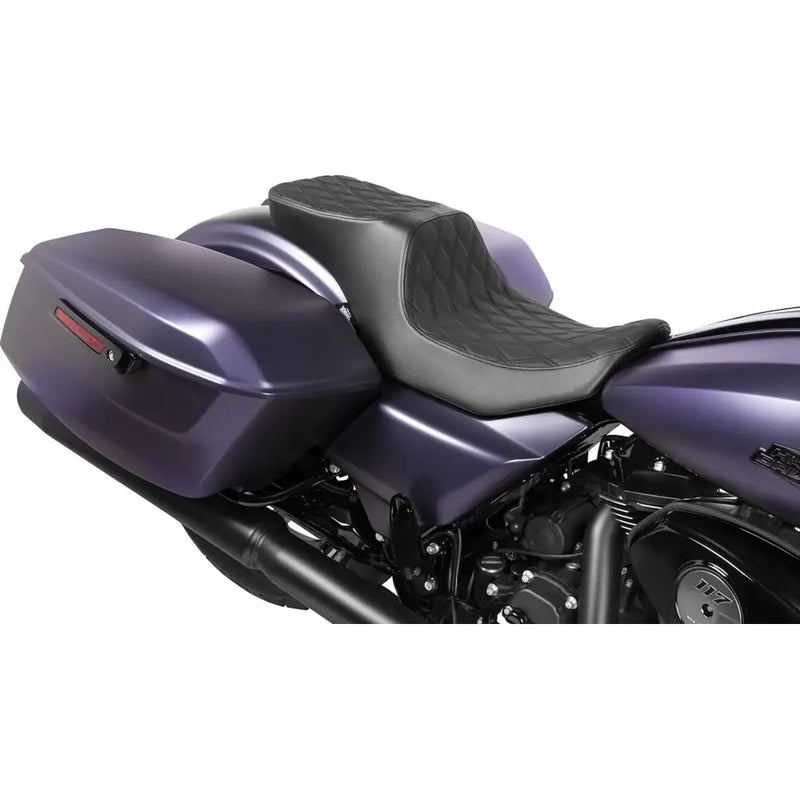 Drag Specialties Selle Performance Predator 2-Up pour Harley 