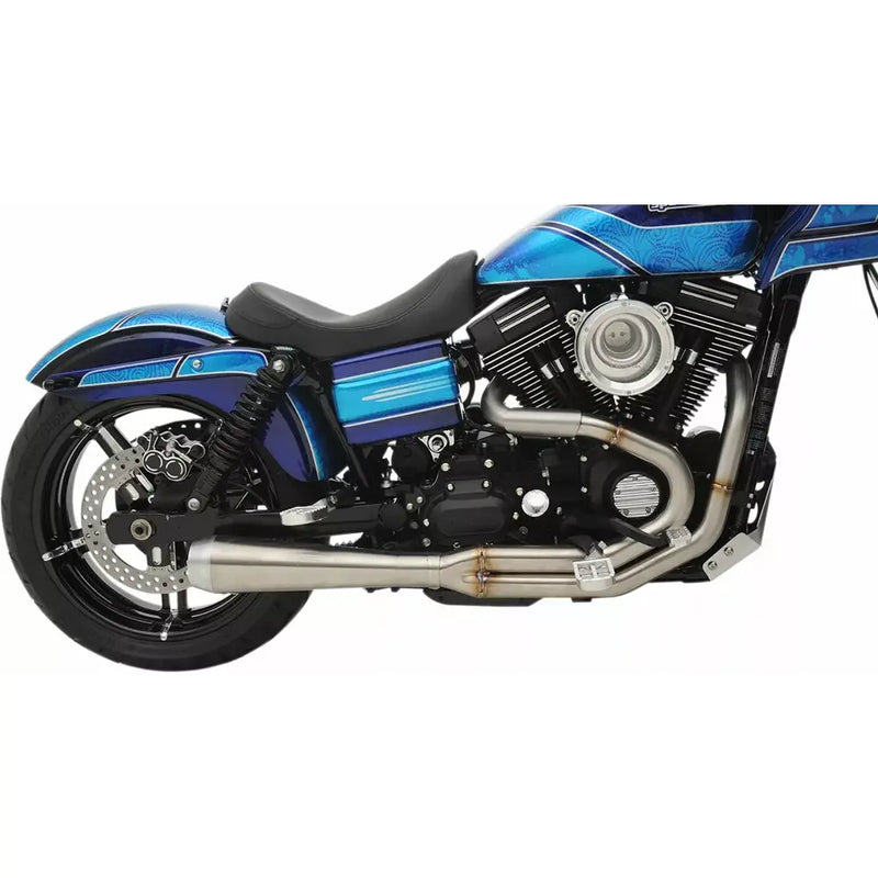 Système d'échappement 2 en 1 Bassani Road Rage III en inox pour Harley