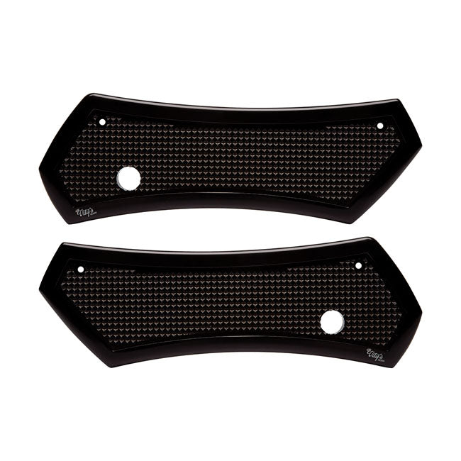 Vity's Design Caches pour loquets de sacoches Diamond pour Harley