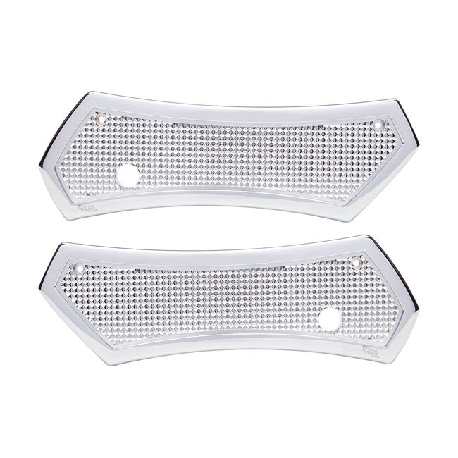 Vity's Design Caches pour loquets de sacoches Diamond pour Harley