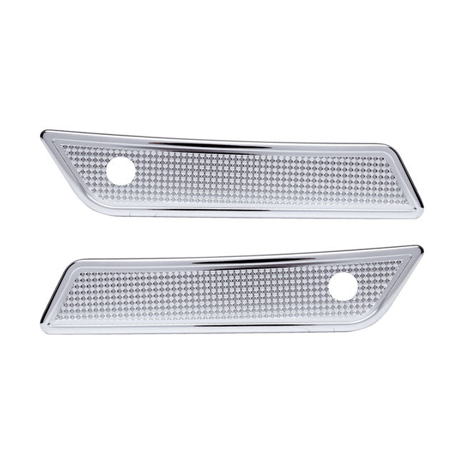 Vity's Design Caches pour loquets de sacoches Diamond pour Harley