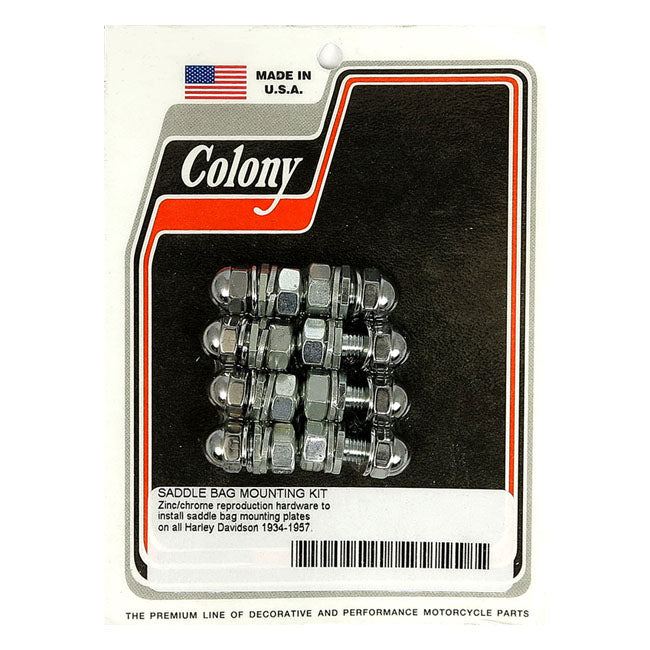 Colony Kit de boulons de fixation pour sacoche Half Moon pour Harley