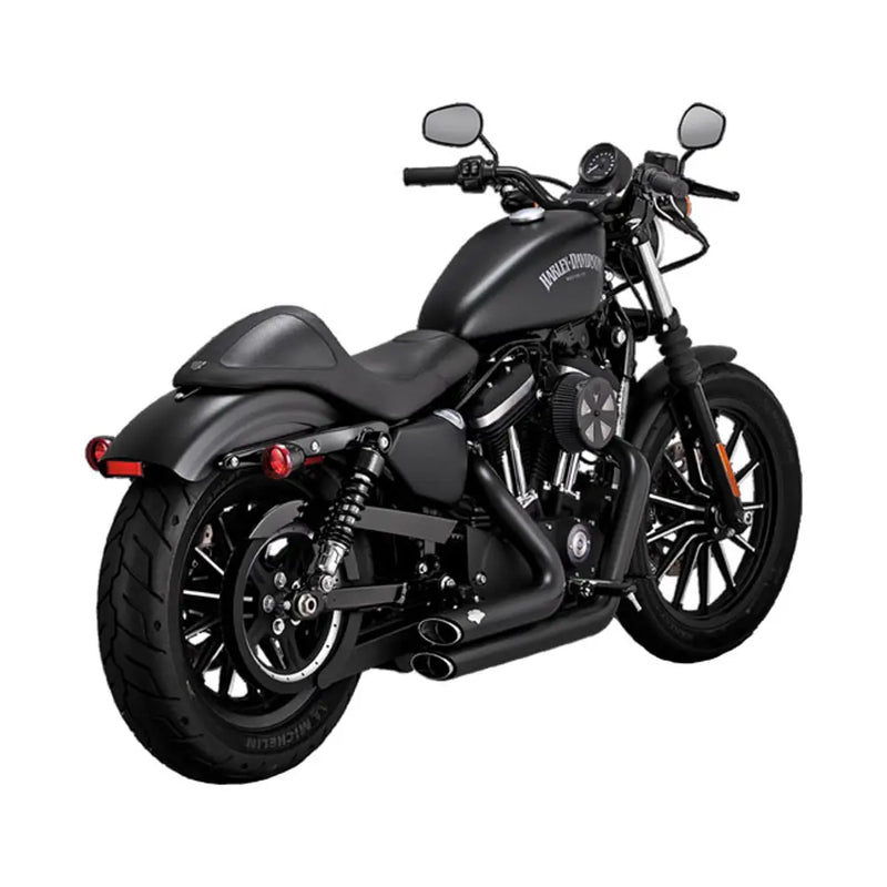 Vance & Hines Echappement décalé Shortshots pour Harley