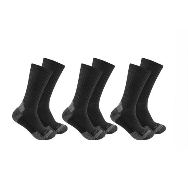 Carhartt Lot de 3 chaussettes courtes en coton mélangé