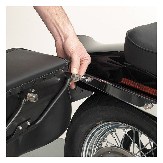 Cycle Visions Système de sacoches à fixation rapide Bareback pour Harley