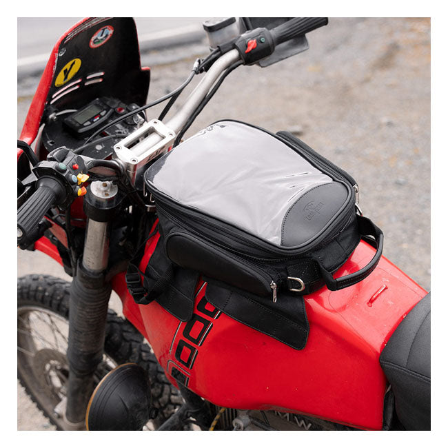 Longride Sacoche de réservoir cirée Heritage pour moto