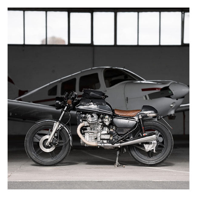 Longride Sacoche de réservoir cirée Heritage pour moto